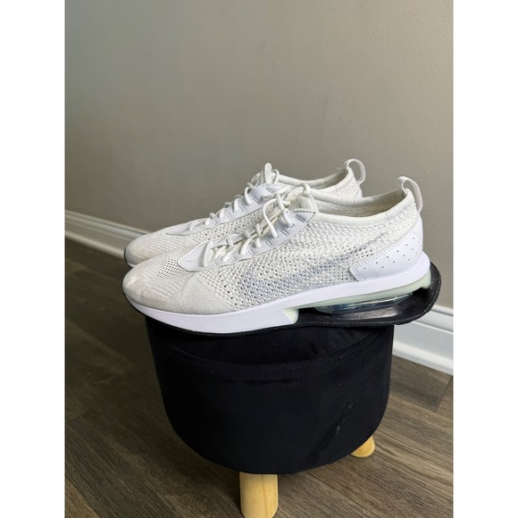 Nike Other - Nike Air Max Flyknit Racer Mens White Pure Platinum FJ4002-100 Running Shoes 10